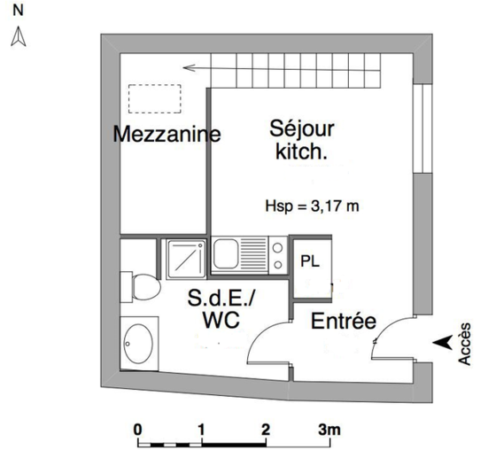 Apartment Toulouse Centre - Interactive plan