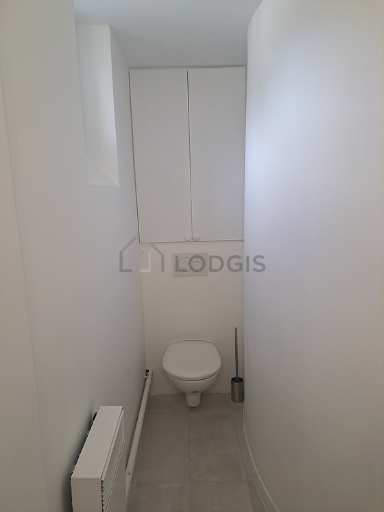 Toilets separated from the bathroom