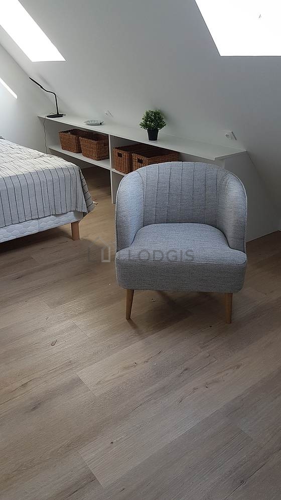 Living room with wooden floor