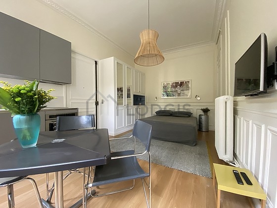 Great, quiet and bright sitting room of an apartment in Paris
