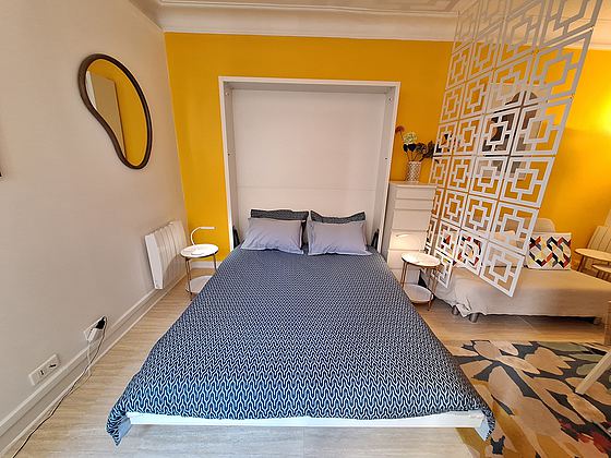 Magnifique séjour très calme et très lumineux d'un appartement à Paris