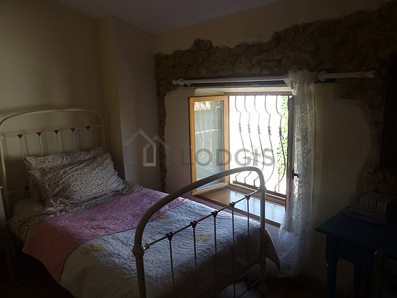 Bedroom with windows