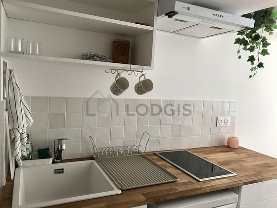 Great kitchen with wooden floor