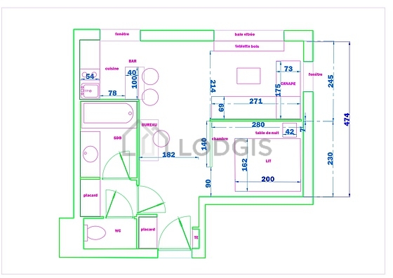 Appartement Haut de seine Nord - 