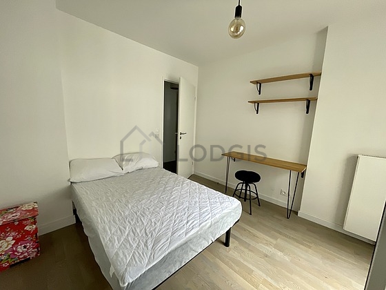 Bedroom with windows