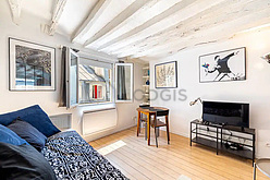 Wohnung Paris 4° - Wohnzimmer