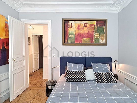 Bedroom with double-glazed windows