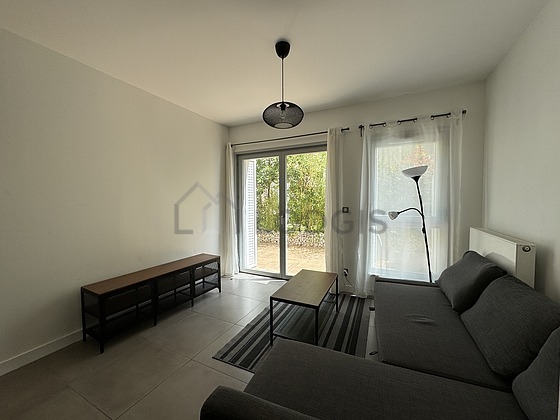 Living room with double-glazed windows