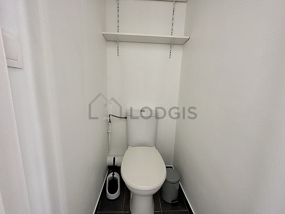 Toilets separated from the bathroom