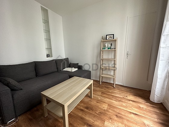 Living room with windows