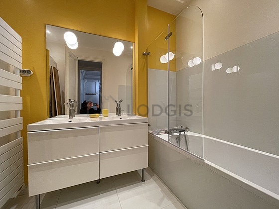 Bathroom equipped with separate shower