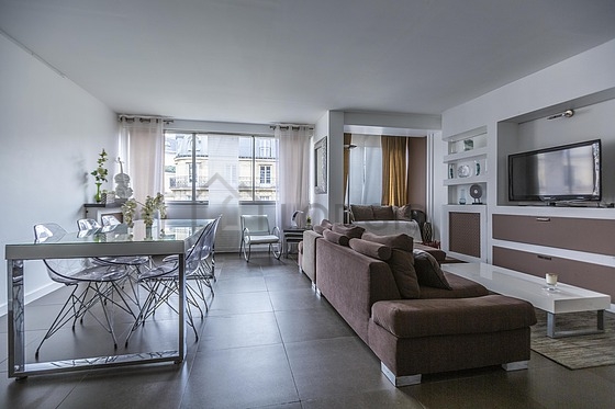 Living room with double-glazed windows