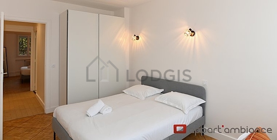 Bedroom with windows