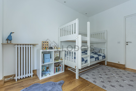 Bedroom with windows