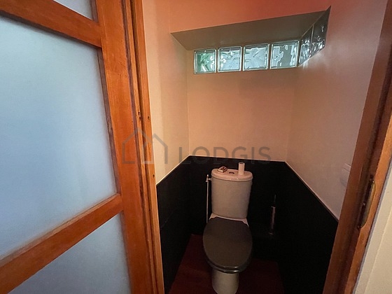 Toilets separated from the bathroom