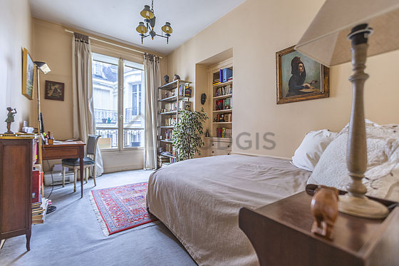 Bedroom with windows