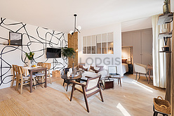 Wohnung Paris 14° - Wohnzimmer