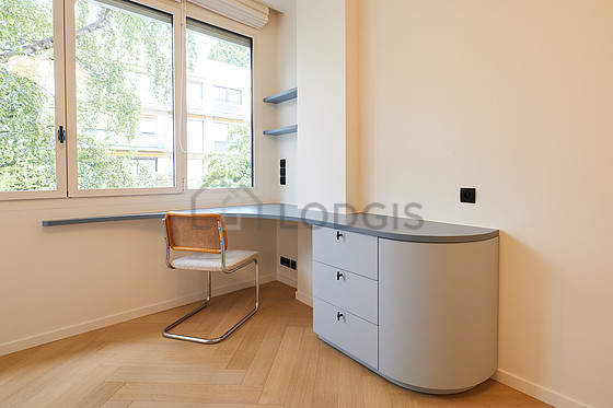Bedroom with double-glazed windows
