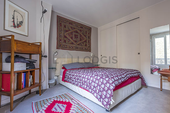Bedroom with windows