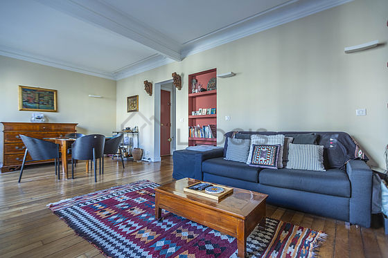 Séjour d'un appartement à Paris