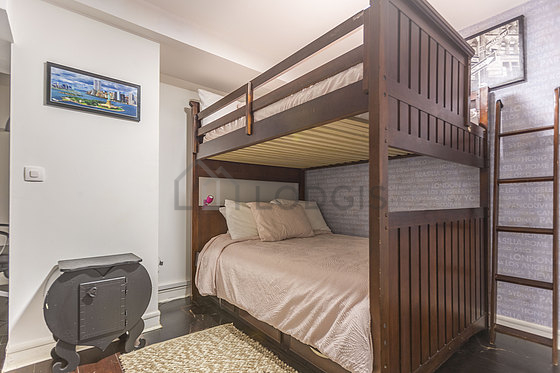 Bedroom with windows
