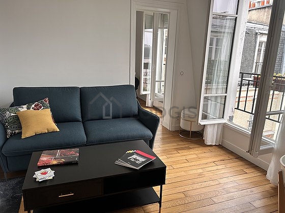 Living room furnished with sofa, 1 chair(s)