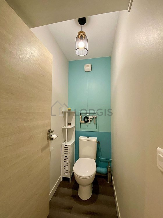 Toilets separated from the bathroom
