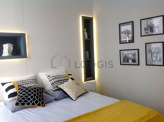 Bedroom with windows