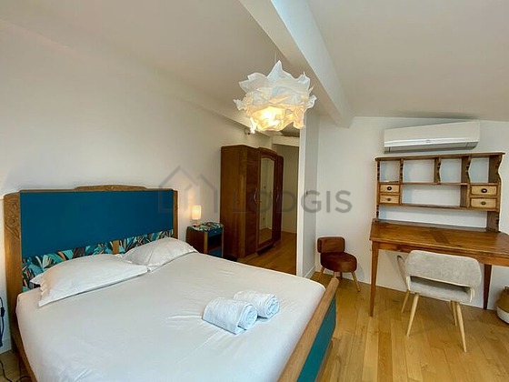 Bedroom with double-glazed windows
