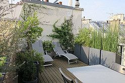 雙層公寓 巴黎2区 - 陽台