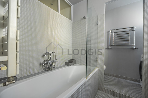 Bathroom equipped with bath tub