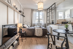 Wohnung Paris 20° - Wohnzimmer