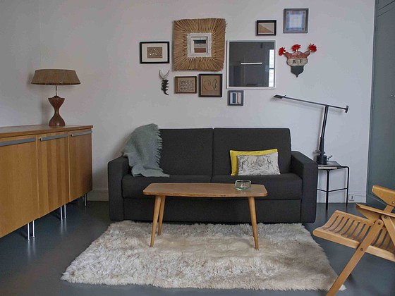 Séjour équipé de ventilateur, 1 fauteuil(s), 1 chaise(s)