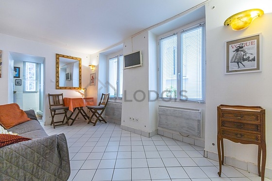 Living room with double-glazed windows