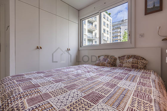 Bedroom with double-glazed windows