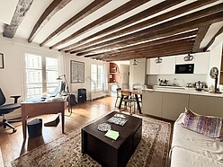 Wohnung Paris 4° - Wohnzimmer