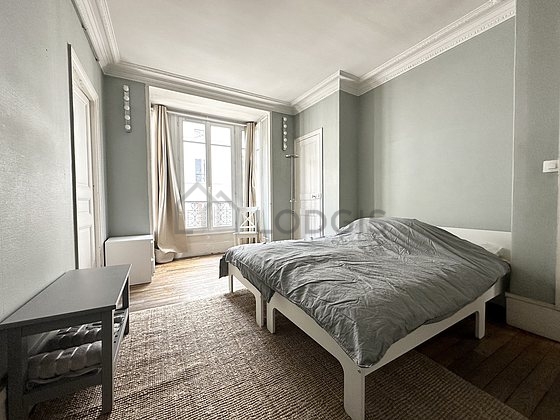 Bedroom with windows