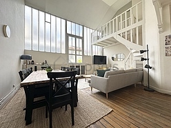 Duplex Paris 6° - Living room