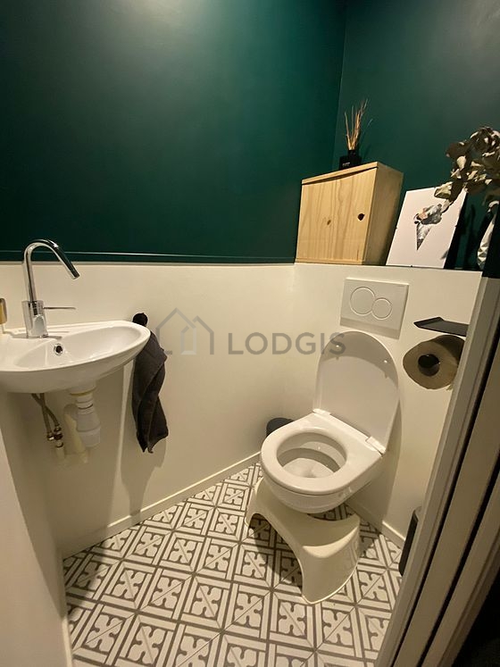 Toilets separated from the bathroom