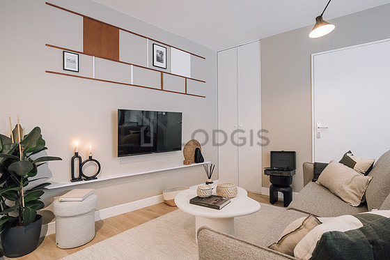 Séjour d'un appartement à Paris