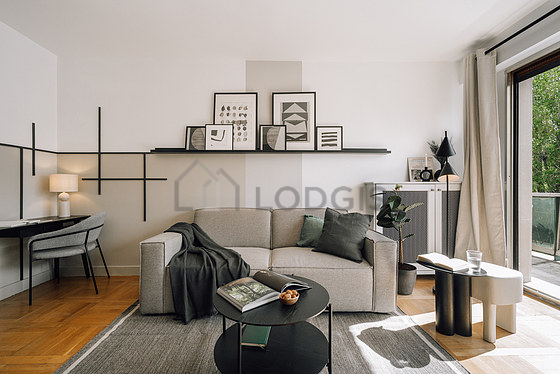 Séjour d'un appartement à Paris