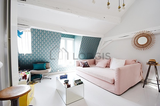 Living room furnished with sofa, 1 armchair(s), 1 chair(s)
