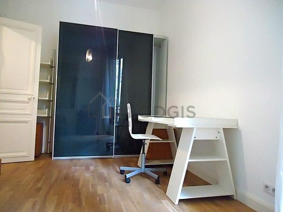 Bedroom with windows