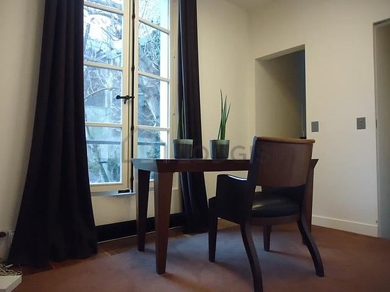 Living room with windows