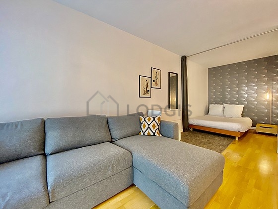 Séjour d'un appartement à Paris