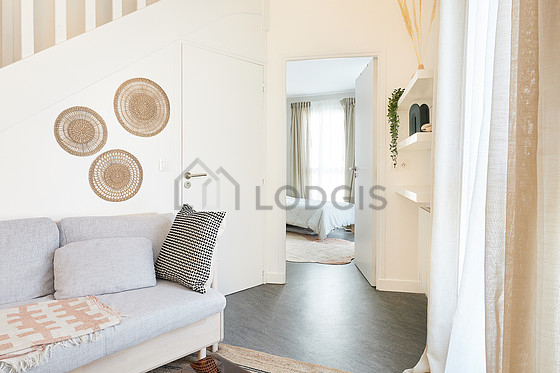 Living room with double-glazed windows