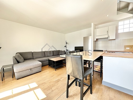 Magnifique séjour très calme et très lumineux d'un duplex à Paris