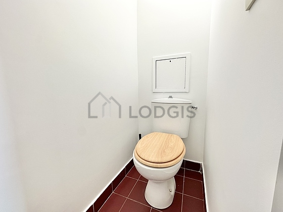 Toilets separated from the bathroom