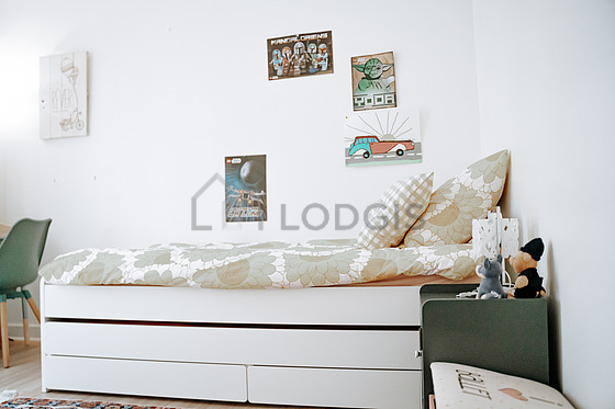 Chambre très calme pour 2 personnes équipée de 1 lit(s) gigogne de 140cm