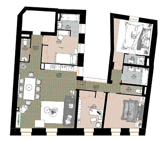 Appartement Bordeaux Centre - 